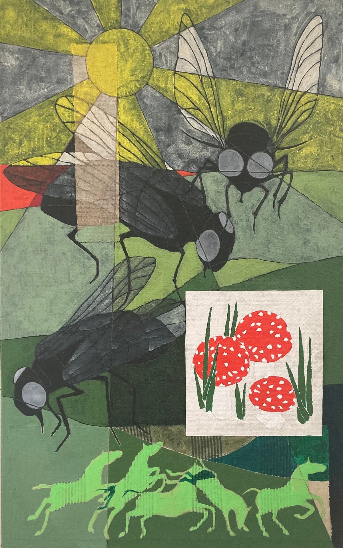 Åbne landskaber 2022, 80 x 50 cm, SOLGT